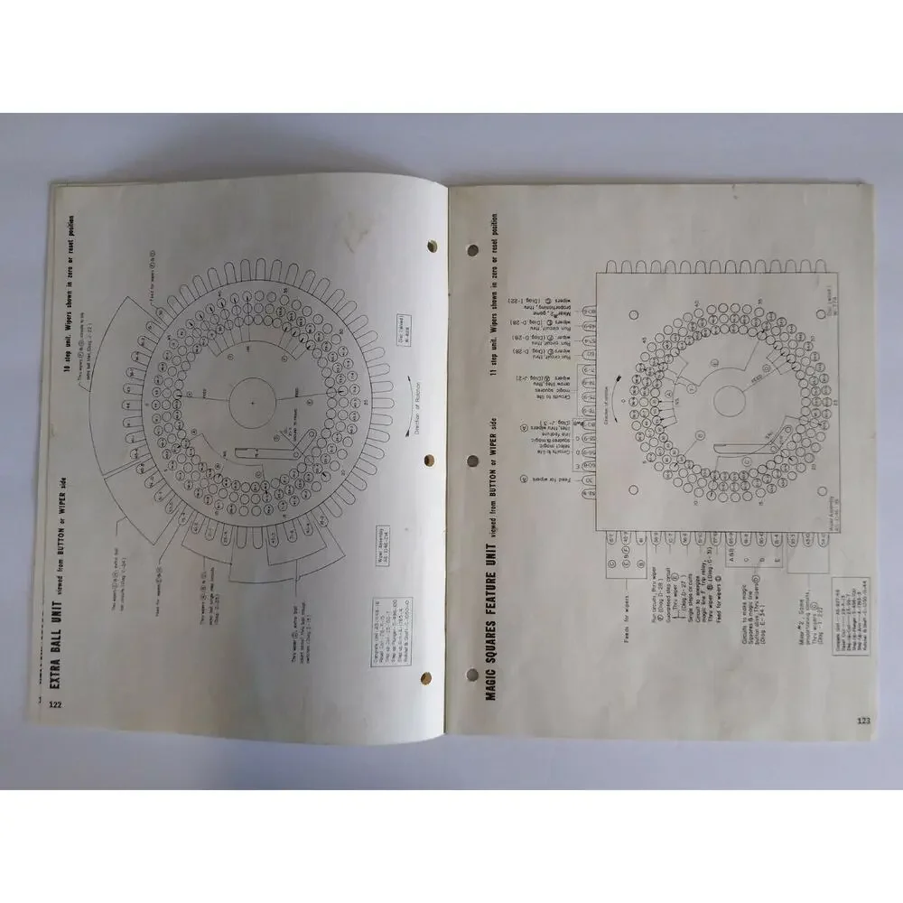 Beach Time Pinball MANUAL + Schematic 1958 Original Bingo Game Machine Bally